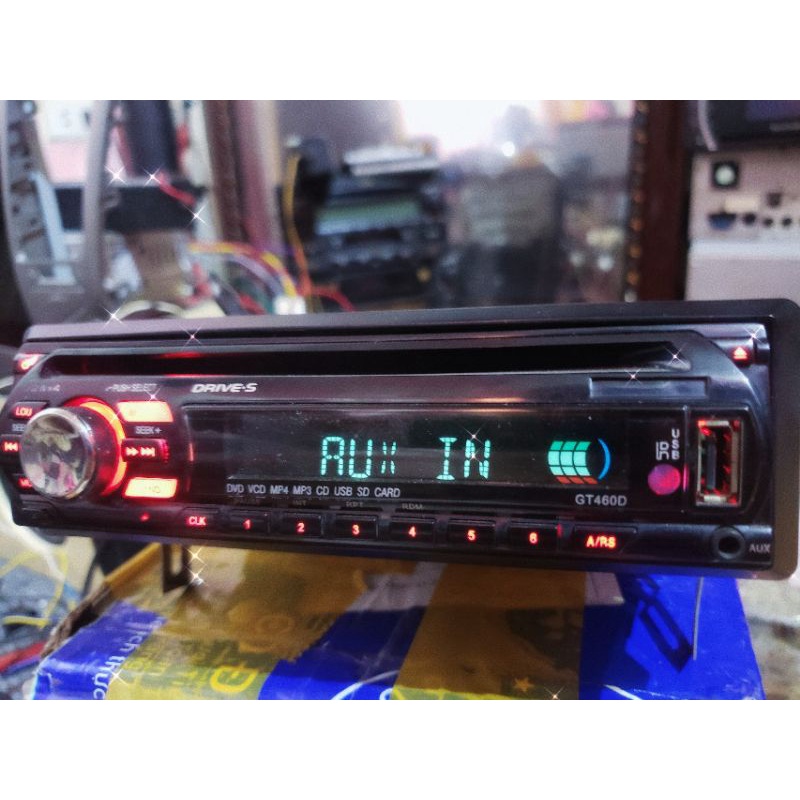 Đầu radio Bluetooth aux usb dvd vcd cd loại 1 din giành cho các loại xe