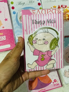 Thiệp mời sinh nhật / thôi nôi (5c/xấp)