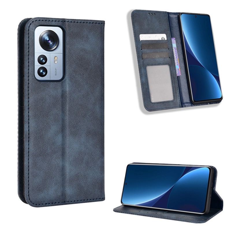 Bao da dạng ví Xiaomi 12, 12 Pro, Redmi Note 11, Note 11s, Note 11 Pro, Redmi 10C nắp gập, ngăn đựng thẻ tiền tiện lợi