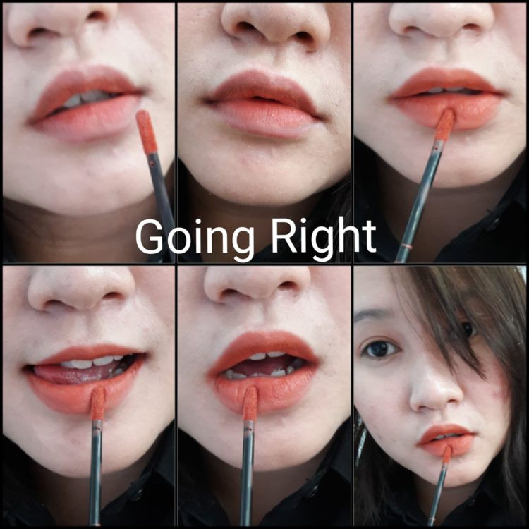 Son kem lì 3CE Velvet Lip Tint #Going Right Màu Cam Hồng Đất