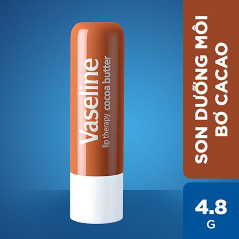 Son dưỡng môi Vaseline bơ cacao dạng thỏi 4.8g (Chính hãng)
