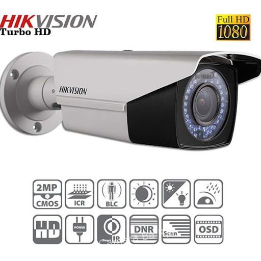 Camera HD-TVI hồng ngoại 2.0 Megapixel HIKVISION DS-2CE16D0T-IT5(C) Hàng chính hãng