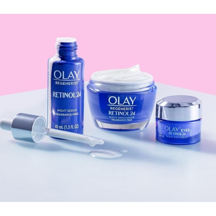 [TOP 1 SHOPEE] Kem mắt chống lão hoá mạnh Olay Eye Retinol 24 Night Eye Cream 15ml (Bill Anh)