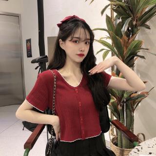Áo kiểu ngắn dáng ôm dành cho nữ