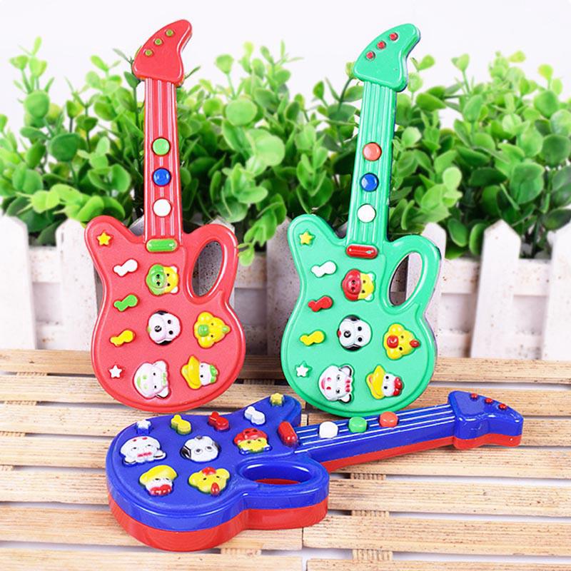 Baby Kids Electronic Guitar Educational Toy Rhyme Developmental Music Sound Toy