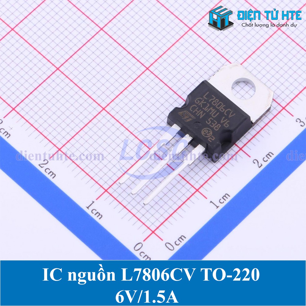 IC ổn áp nguồn LDO 7808 L7808CV 8V 1.5A chân cắm TO-220