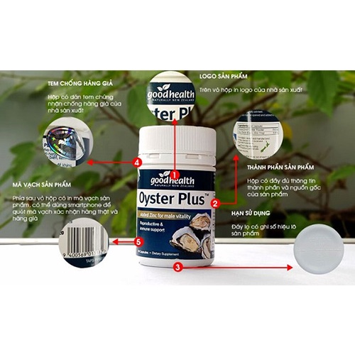 Oyster Plus - Hỗ trợ tăng cường sinh lực cho nam giới (30 viên)