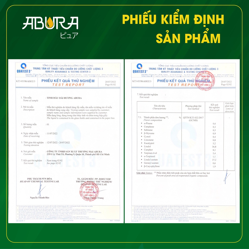 Tinh dầu cây Oải Hương lavender ABURA 10ml  tinh dầu thảo dược hoa Oải Hương thư giãn giảm căng thẳng stress