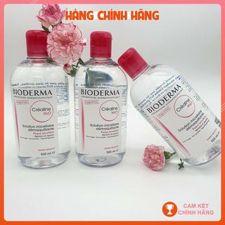 Tẩy trang bioderma- dung dịch tẩy trang bioderma hồng xanh- hàng nội địa pháp 500ml 100ml- nước tẩy trang bioderma