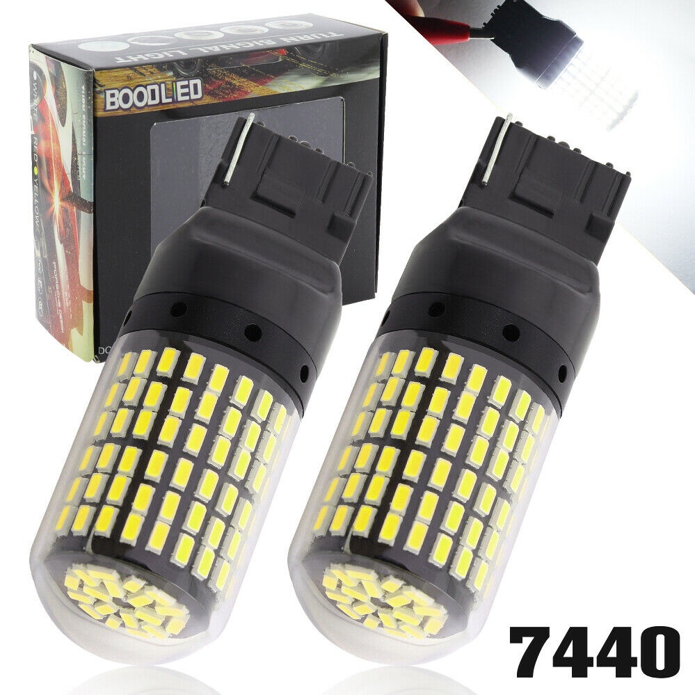 Bóng Đèn Led 7440 Chip 3014 144SMD Siêu Sáng Lắp Đèn Xi Nhan Ô Tô