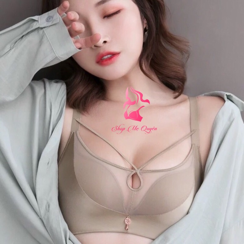 Áo lót nữ định hình mút nâng nhẹ 2,5cm thông hơi massa bầu ngực, dáng tạo khe gợi cảm tôn vòng 1 cho nàng