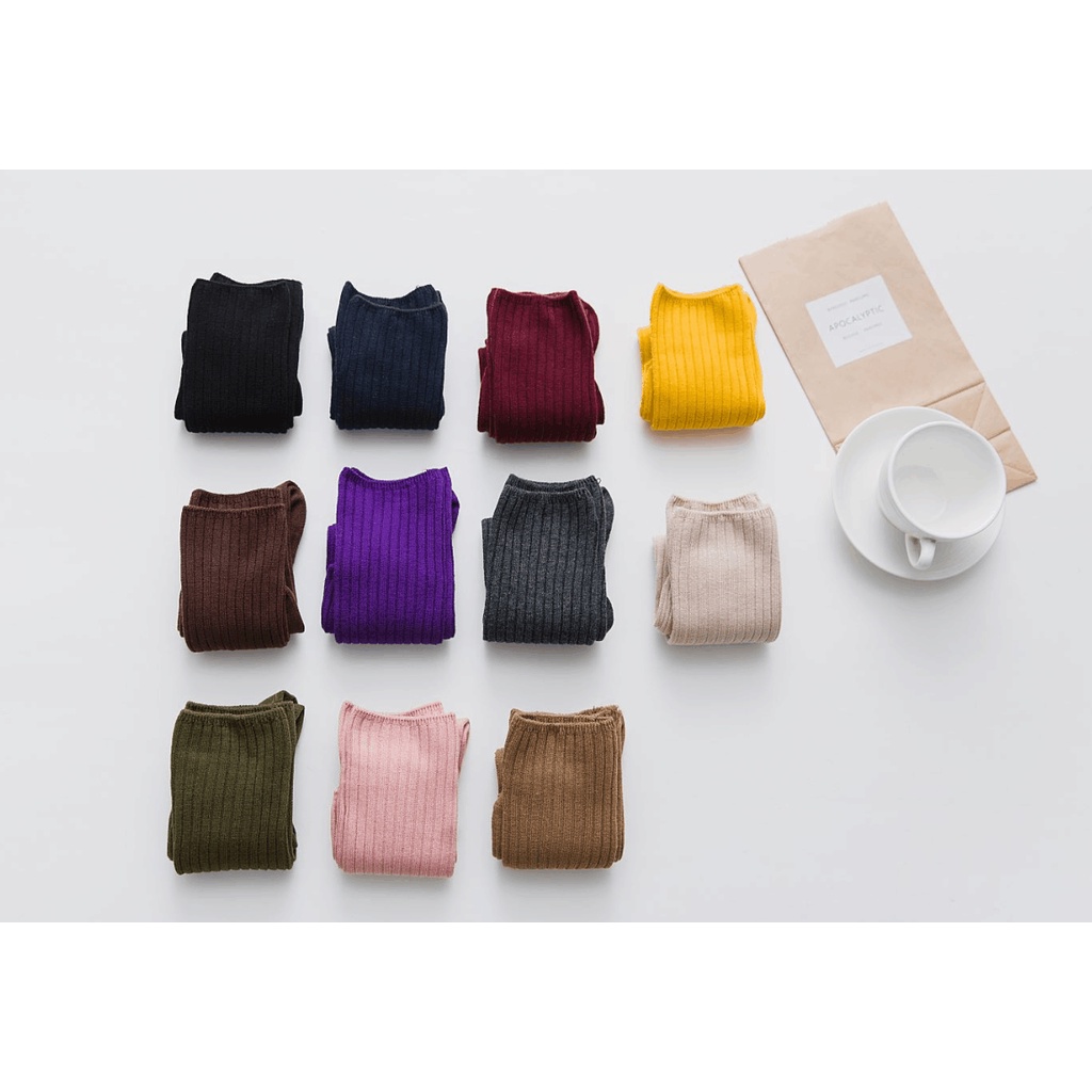 Vớ WAFNHA D107 cotton màu sắc xinh xắn cho nữ