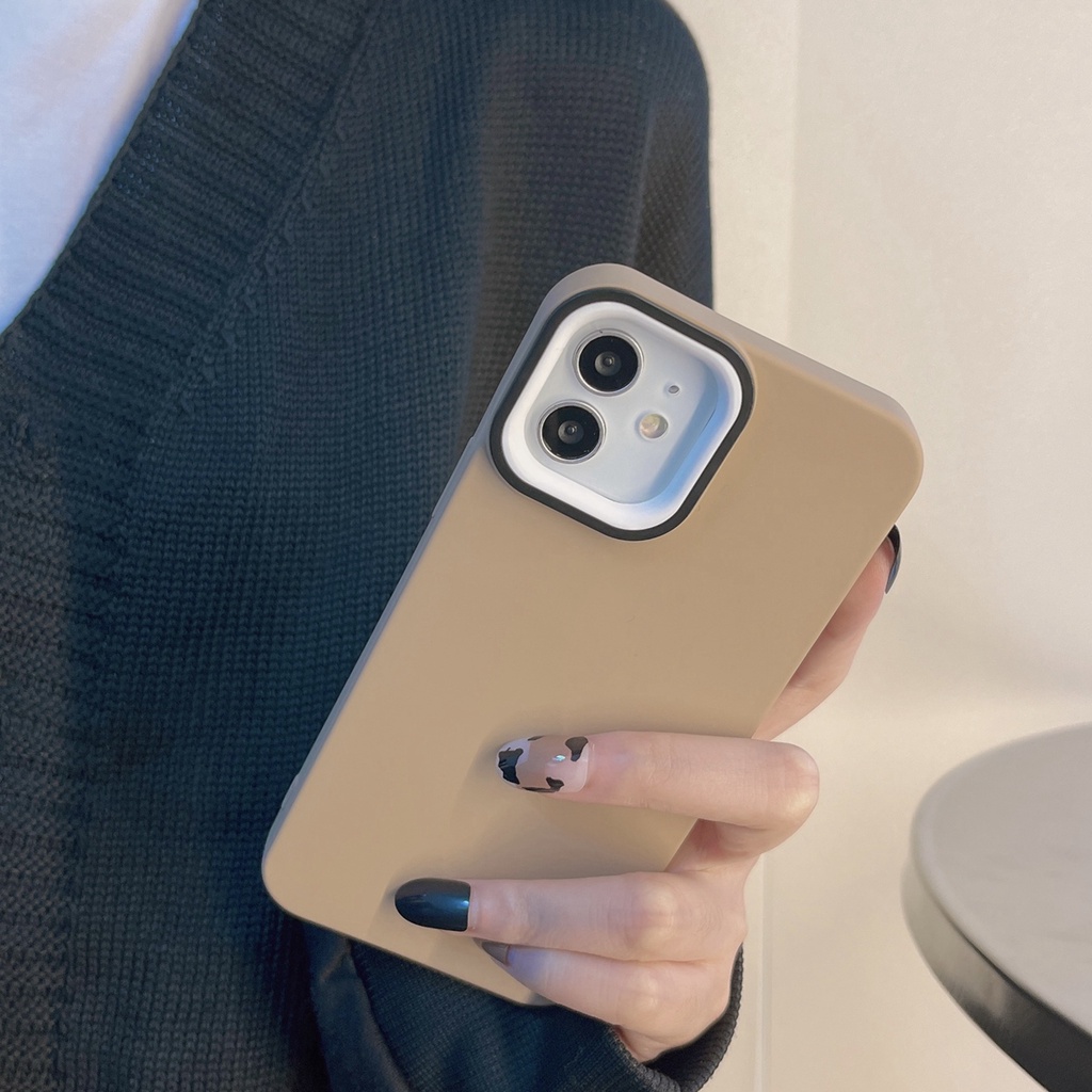 Ốp điện thoại silicon mềm chống sốc bảo vệ camera cho iPhone 13 12 11 Pro MAX XR XS MAX 7+ 8Plus