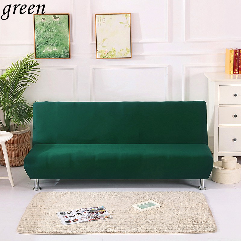 【Pure Color】Sarung Sofa Bed Cover Stretch Couch Slipcover No-handrail Sofa cover