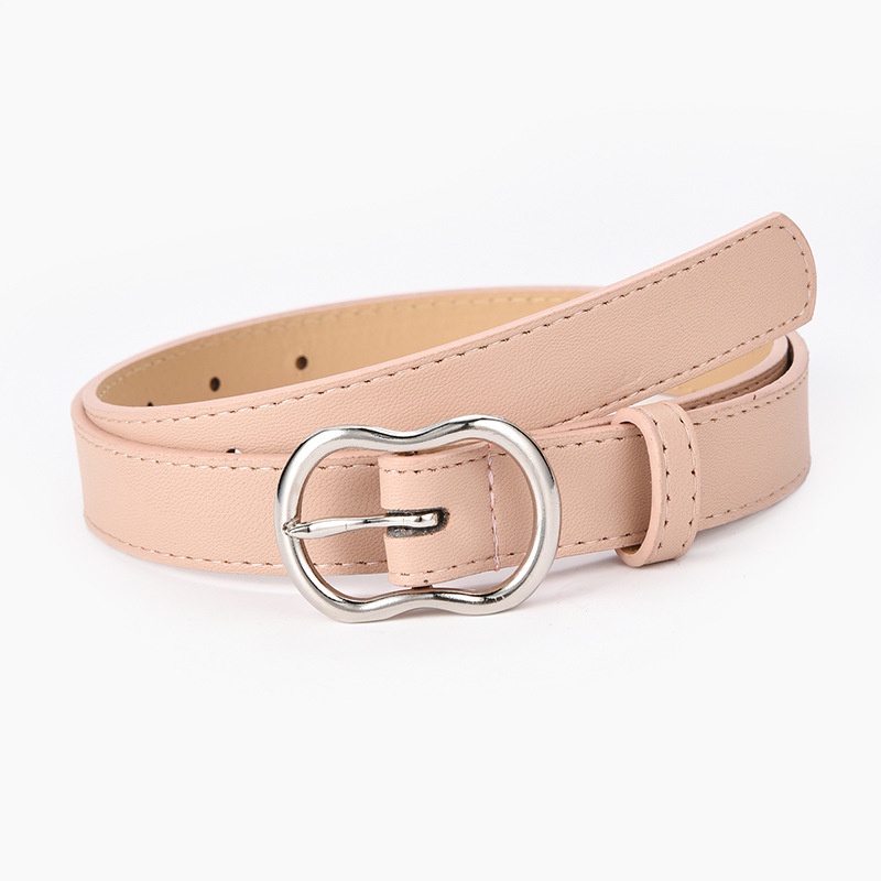 Thắt lưng giả da khóa kim loại thời trang cho nữ