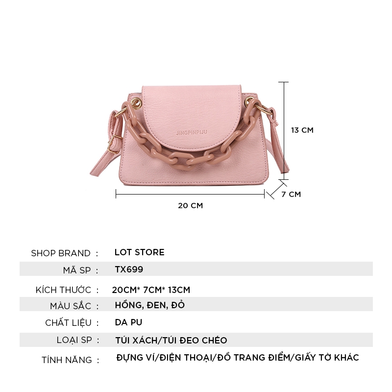 Túi xách nữ giá rẻ công sở thời trang cao cấp đẹp LOT STORE TX699 | BigBuy360 - bigbuy360.vn