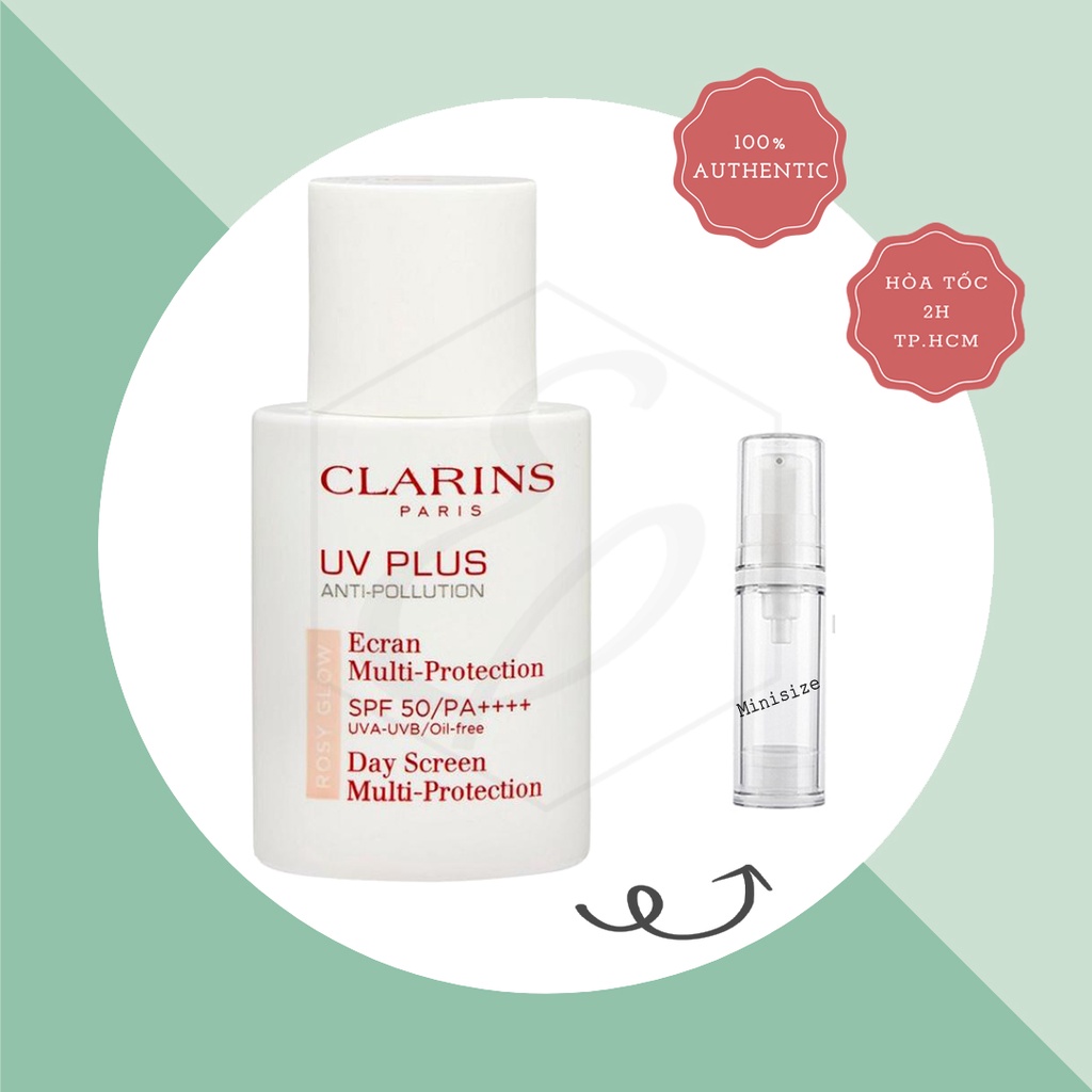 Kem chống nắng Clarins UV Plus Anti-Pollution Rosy Glow