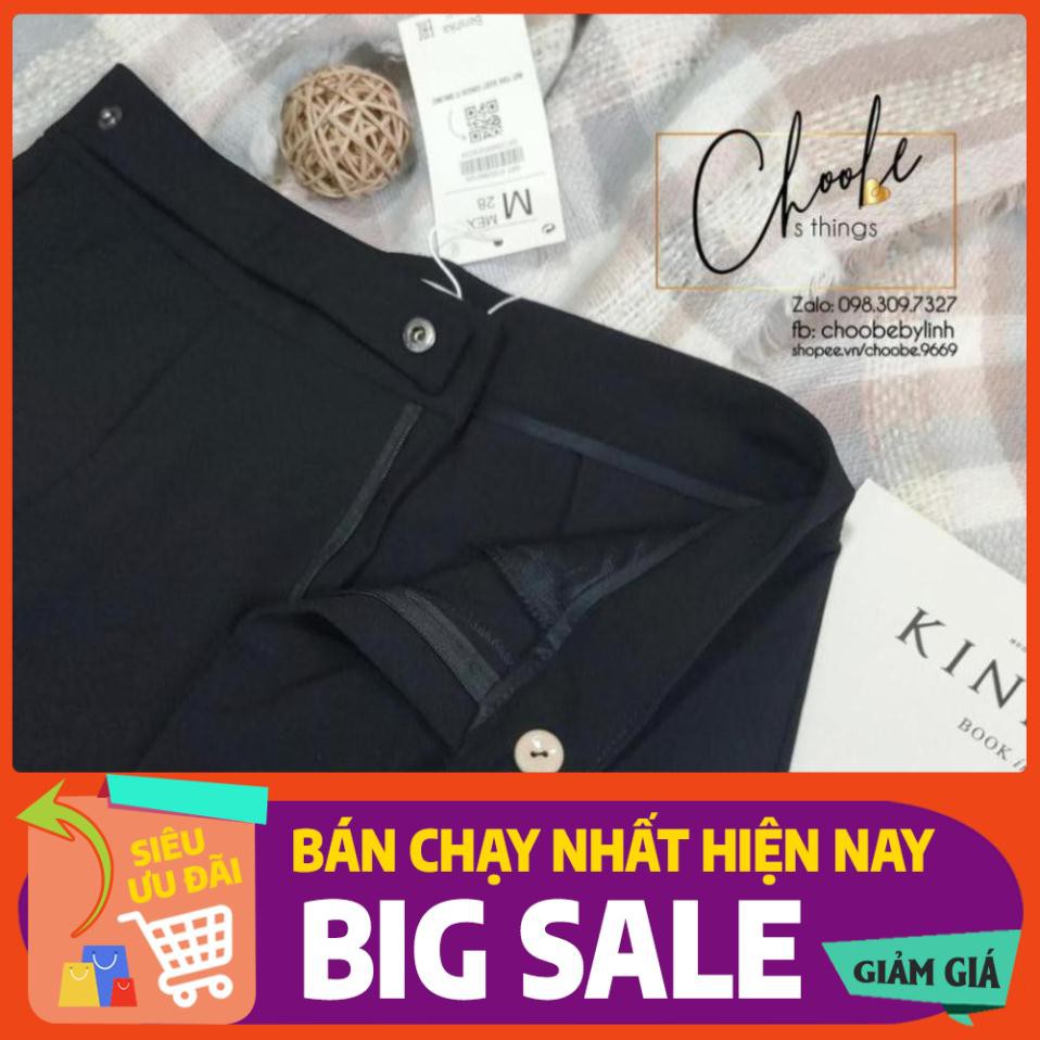 Quần bagyy đai lệch cạp cao siêu hót
