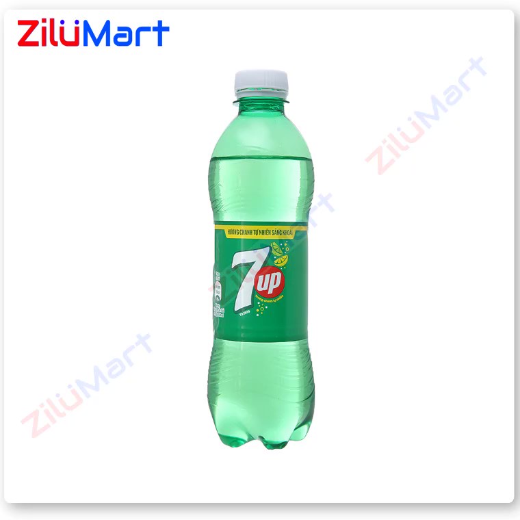 Lốc 6 chai nước ngọt 7Up vị chanh loại 390ml