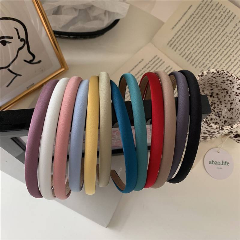 Băng đô bản mỏng màu kẹo phong cách Hàn Quốc cho nữ