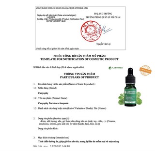 Serum trị mụn Caryophy 10ml