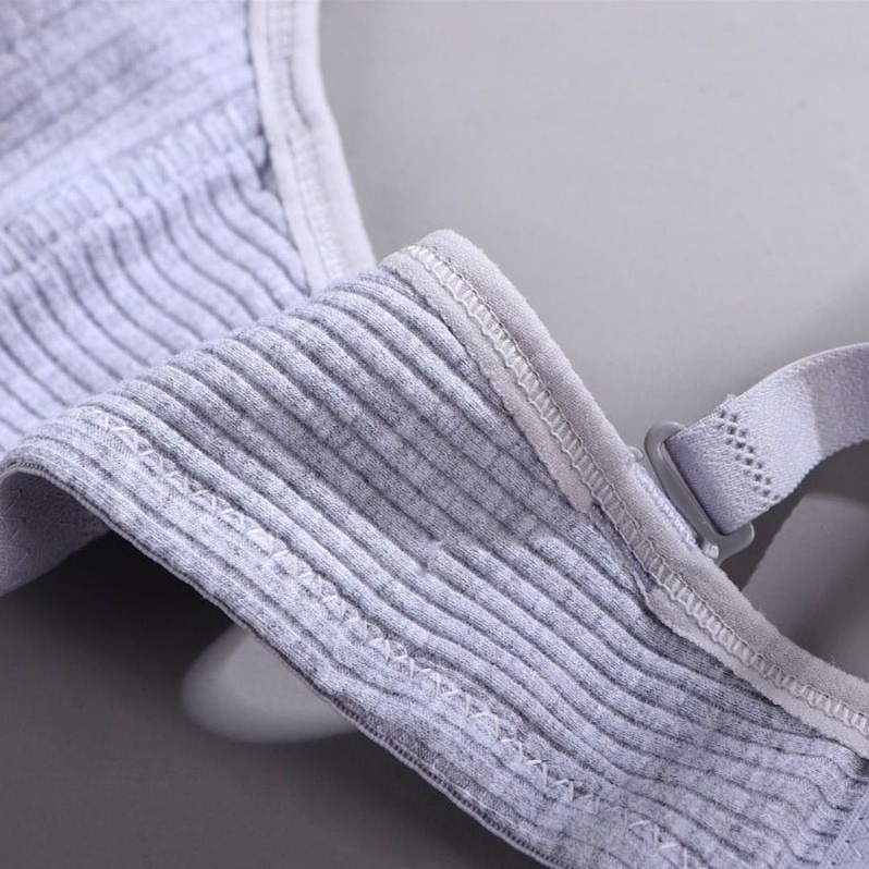 Áo ngực cotton không gọng màu trơn mềm mại thời trang cho nữ | BigBuy360 - bigbuy360.vn