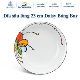 Dĩa sâu lòng 23 cm Daisy Bóng Bay - Gốm sứ cao cấp Minh Long I