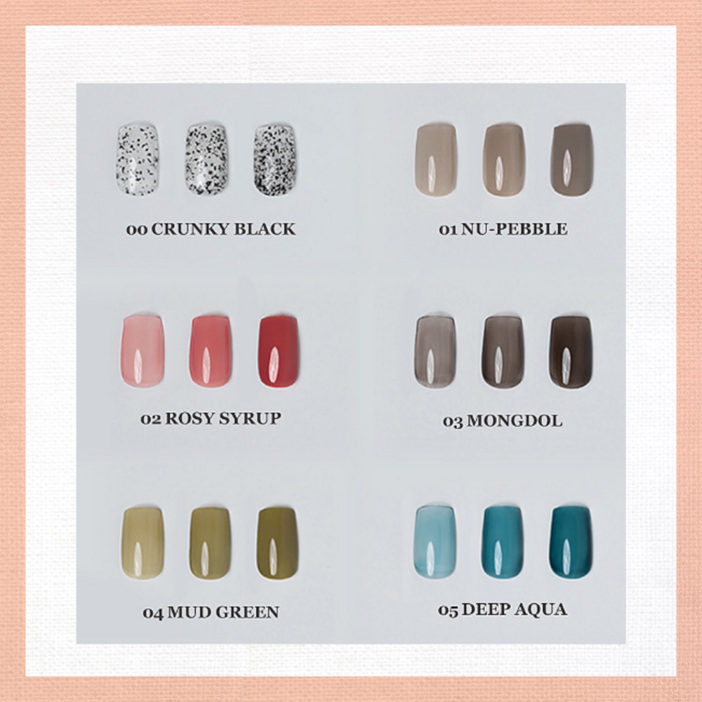 X_romand mood pebble sơn móng tay đáng yêu hàn quốc 7g
