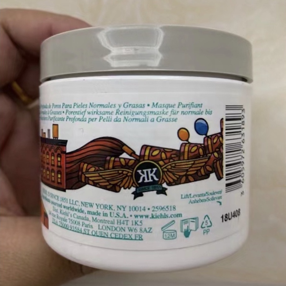 (125ml) Mặt nạ đất sét Kiehls - Mask đất sét Kiehl's bản hổ Limited