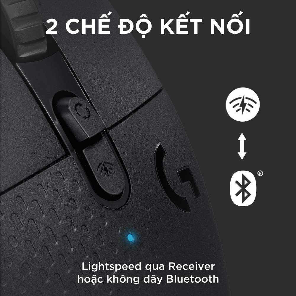 [Mã ELMALL10 giảm 10% đơn 500K] Chuột game không dây Logitech G604 - Cảm biến 25k, 15 nút lập trình, Bluetooth/USB