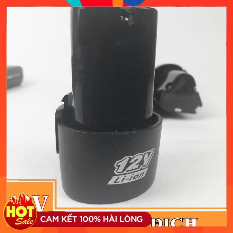[Hàng Tốt] Pin 12Vol dùng cho máy khoan pin 12V 1,5AH chân tam giác