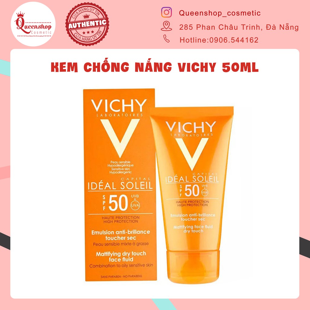 Kem Chống Nắng Vichy Laboratoires Idéal Soleil SPF50 UVA & UVB