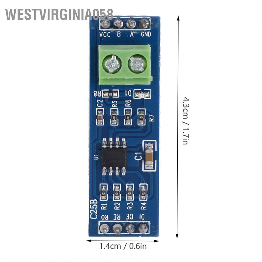 Westvirginia058 5pcs RS-485 Converter Module TTL to Adapter for Raspberry pi