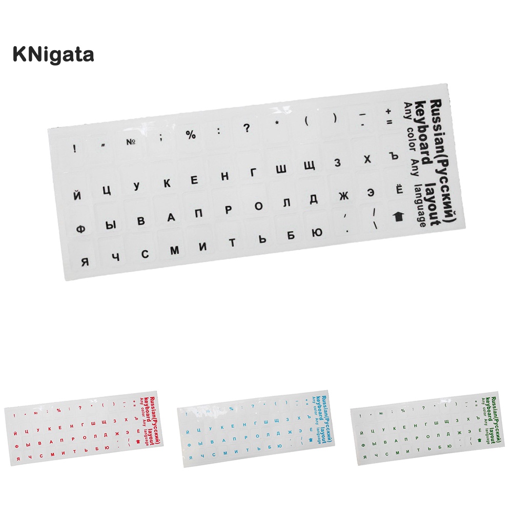 Miếng dán bàn phím thay thế chữ tiếng Nga cho PC Laptop
