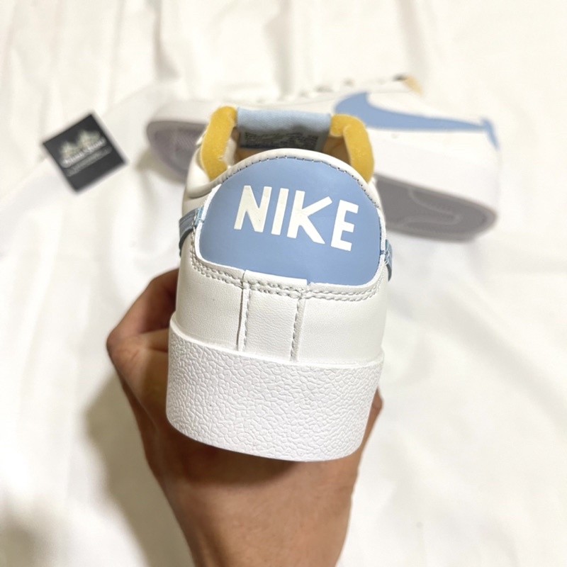 Giày thể thao nam nữ blazer low 77 trắng xanh ⚡️FREE_SHIP⚡️,giày blazer trắng xanh thấp cổ thời trang cao cấp