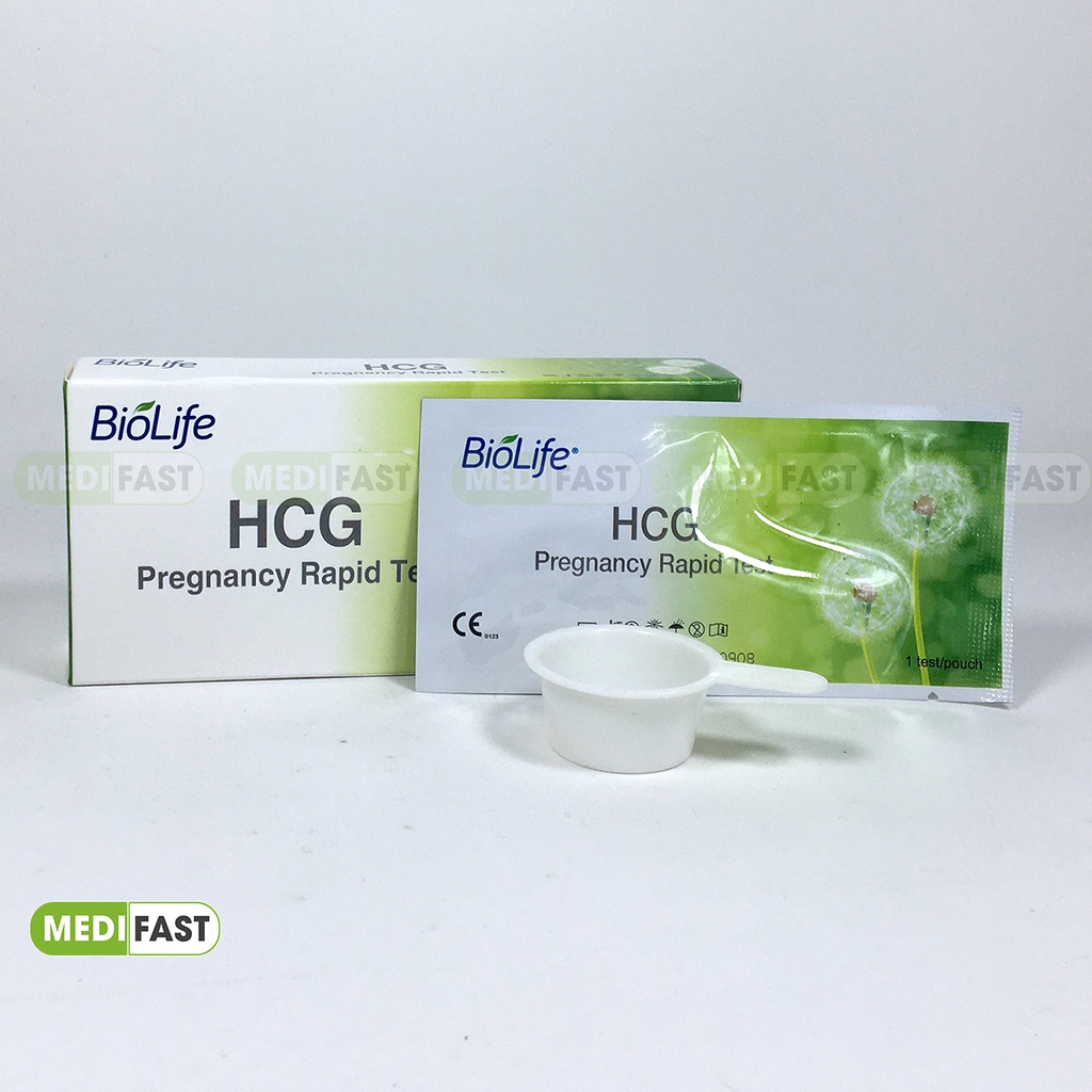 Que thử thai Biolife HCG phát hiện thai sớm kết quả nhanh chính xác giao hàng kín đáo luôn che tên