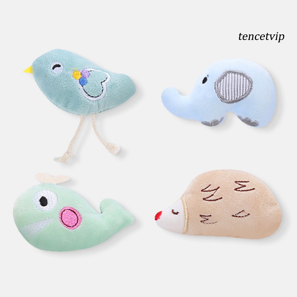 Đồ chơi gặm hình thú hoạt hình nhồi bông dễ thương cho thú cưng