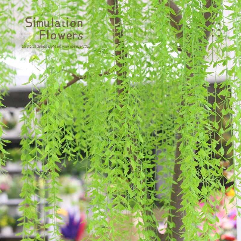 [ Artificial green plant flower rattan vine Decoration for Home Christmas  Party Wedding Birthday ]