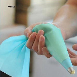 Túi bắt bông kem trang trí bánh bằng silicon có thể tái sử dụng tiện lợi