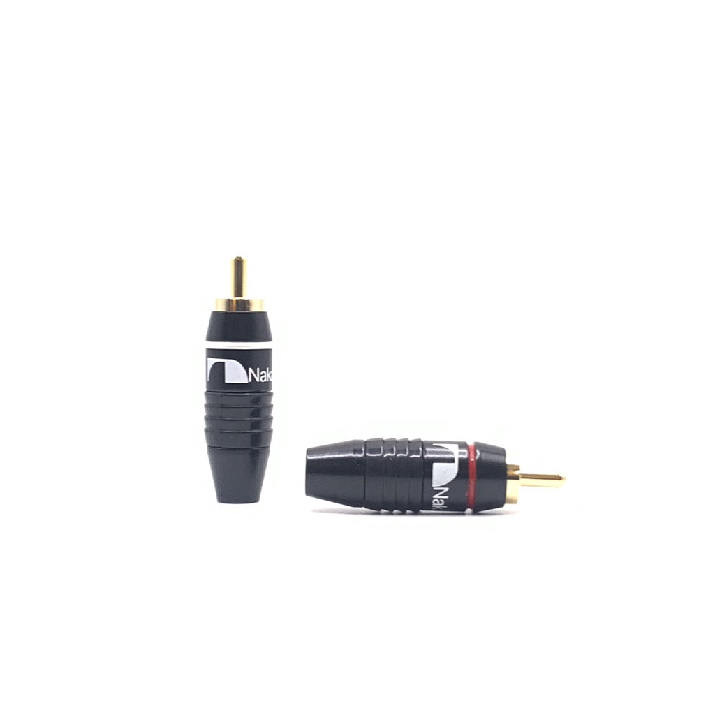 Combo 4 Jack AV Nakamichi Đực  Đồng OFC, Mạ Vàng 24k - Đầu AV Đực, Jack RCA/Jack Hoa Sen Lỗi 1 Đổi 1 Trong 7 Ngày