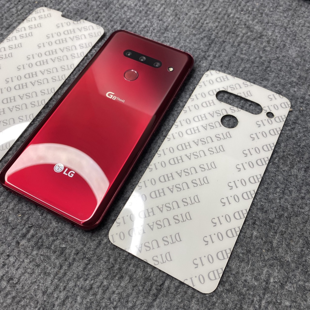 Dán màn hình lg g8 thinq, g5,g6, g7, v30, v40 miếng dán dẻo ppf DTS USA full màn cong, phục hồi vết xước , tặng kèm gạt
