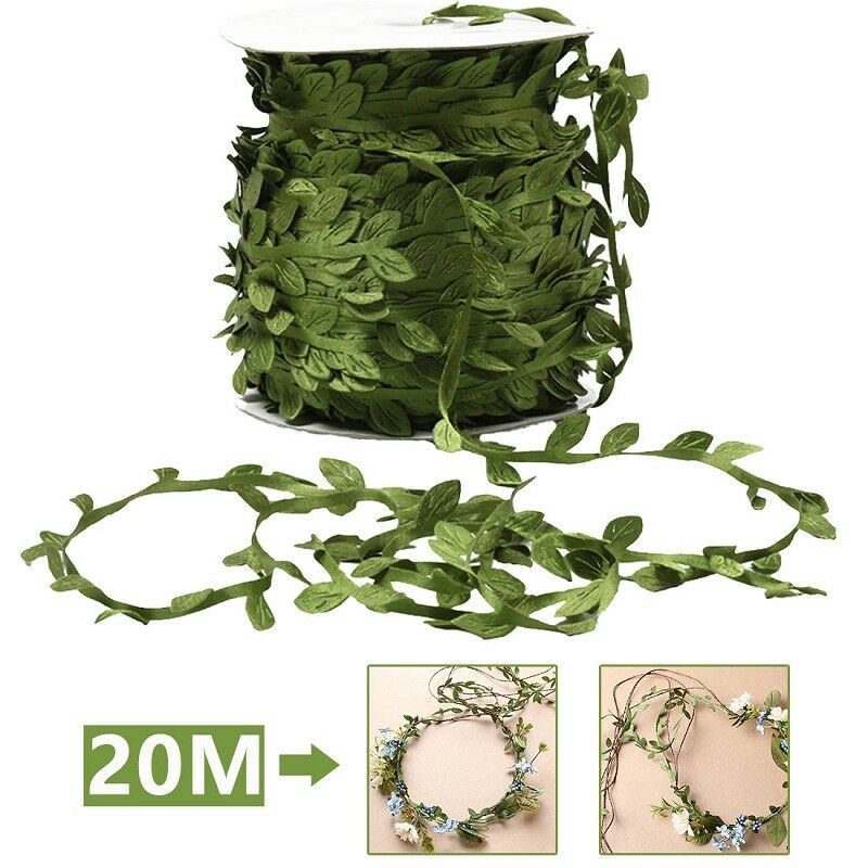 Cuộn Dây Ruy Băng Hình Chiếc Lá Dài 20M Dùng Trang Trí Đa Năng