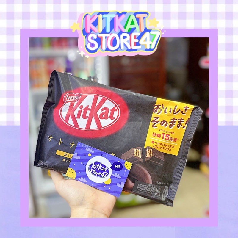 KITKAT SOCOLA ĐEN HÀNG NỘI ĐỊA NHẬT