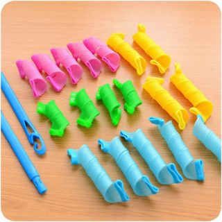 lô ốc sên túi 18c,:lô uốn xoăn không dùng nhiệt:2 size