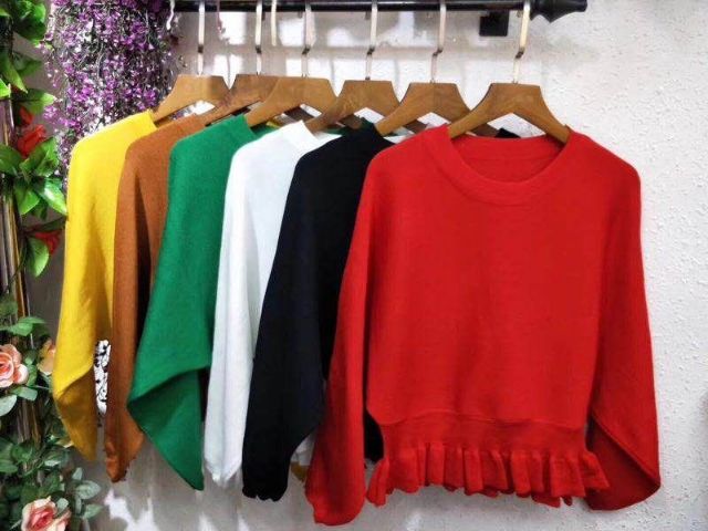 Áo len bo eo Hàn Quốc_Áo len nữ đẹp_Áo len kiểu | BigBuy360 - bigbuy360.vn