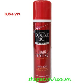 Mouse Tạo Kiểu Tóc 150Ml Double Rich Giữ Nếp Tóc Tự Nhiên, Nuôi Dưỡng Tóc Bồng Bềnh, Với uxu.vn Tất Cả Là Chính Hãng.