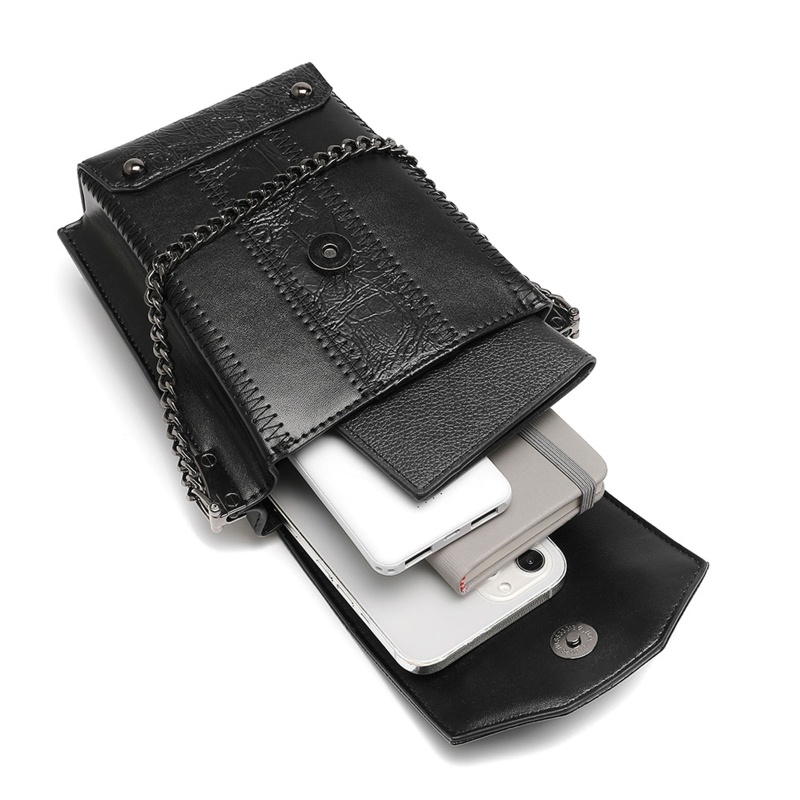 Túi Đeo Chéo Nhỏ Đựng Điện Thoại Phong Cách Steampunk