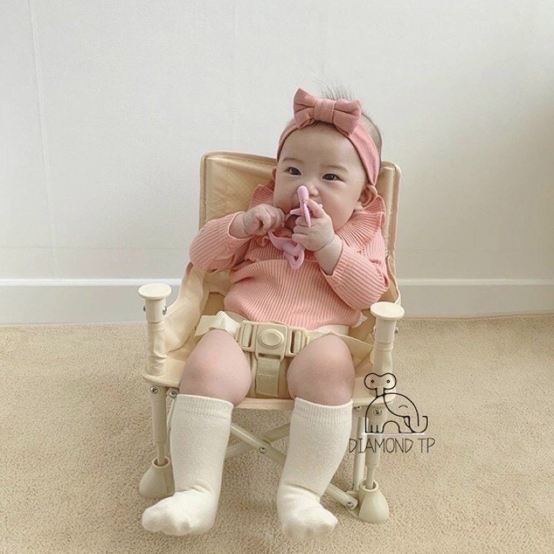 Ghế ăn dặm gấp gọn du lịch Hoo Booster siêu nhẹ cho bé