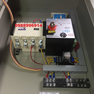 TỦ ATS CHUYỂN MẠCH MÁY PHÁT - ĐỀ MÁY PHÁT TỰ ĐỘNG KHI MẤT ĐIỆN 100A