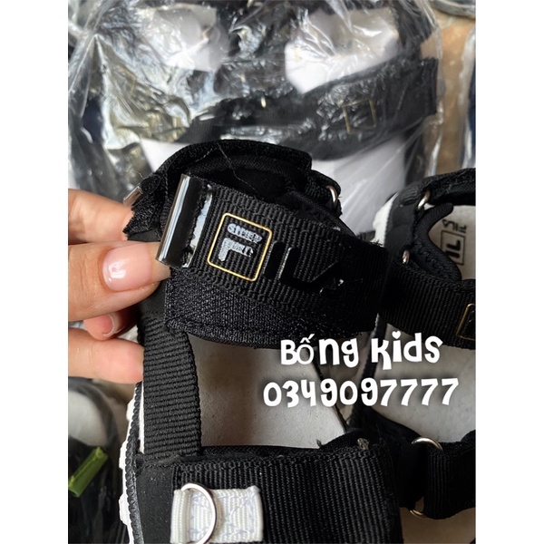 Sandal Bé Trai Quai Dù Đen FL